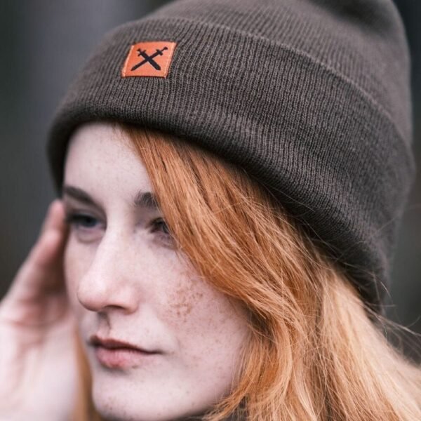 Nordic Path Revna Σκούφος διπλής όψης Wood Brown / Orange - Image 2